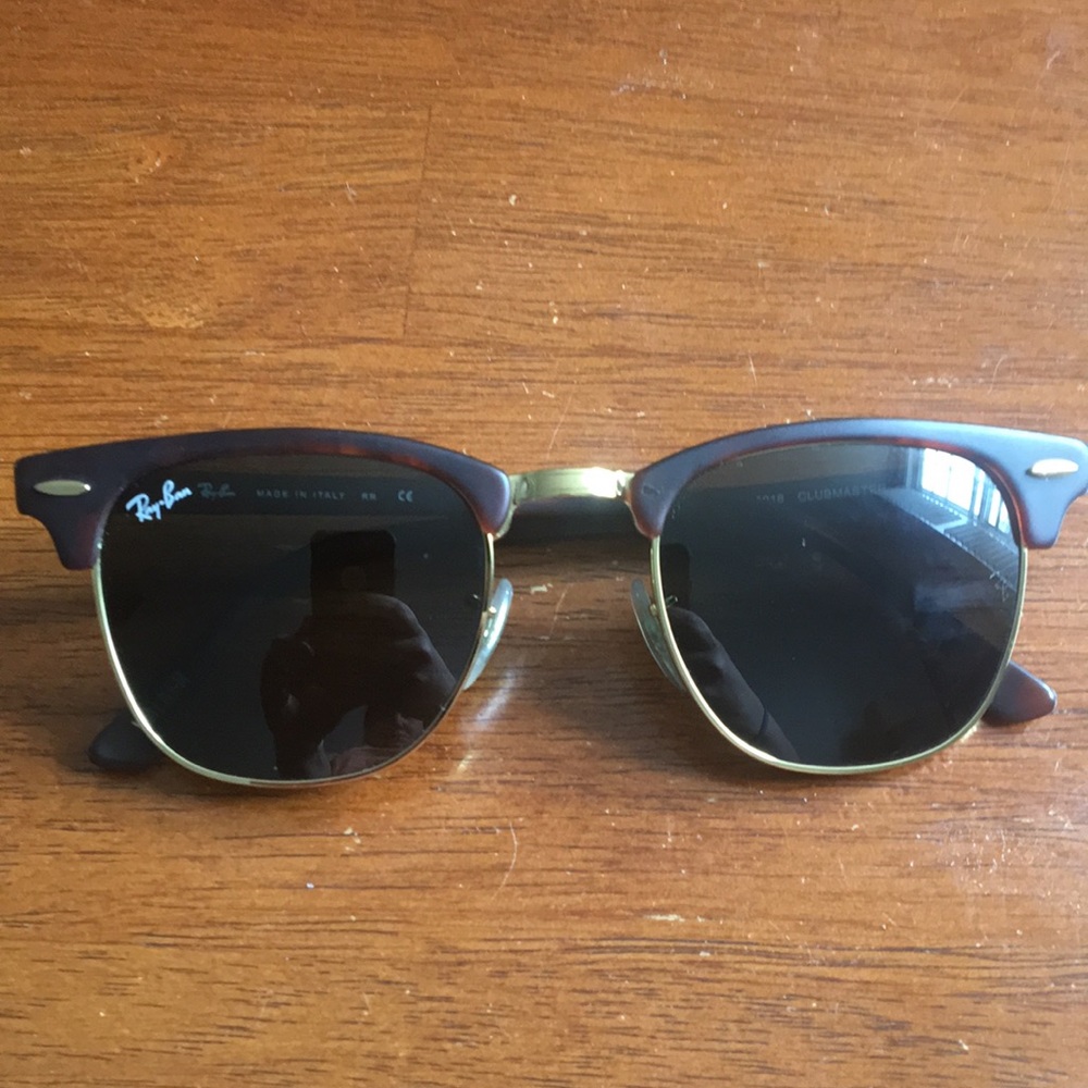 Ray Ban Club Master sunglasses with case